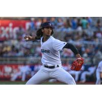 Pensacola Blue Wahoos pitcher Eury Pérez