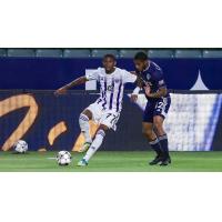 Louisville City FC forward Enoch Mushagalusa vs. LA Galaxy II