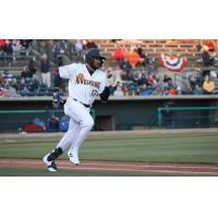 Charleston RiverDogs outfielder Oneill Manzueta