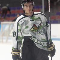 Muskegon Lumberjacks forward Quinn Hutson