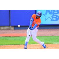 Khalil Lee had three hits, including two doubles, and an RBI in the Syracuse Mets' Wednesday win