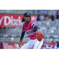 Pensacola Blue Wahoos pitcher Eury Pérez