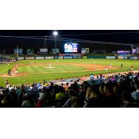 The crowd at ShoreTown Ballpark, home of the Jersey City BlueClaws