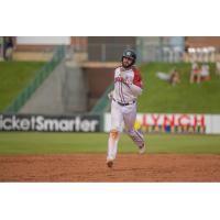 Willie Abreu of the Kansas City Monarchs rounds the bases after his home run