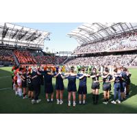 Angel City FC and NJ/NY Gotham FC honor victims of gun violence