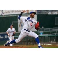 New York Boulders pitcher Robby  Rowland