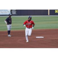 Rome Braves on the base paths