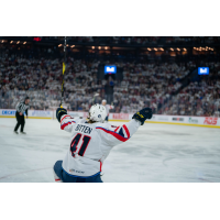 Will Bitten celebrates one of his goals for the Springfield Thunderbirds