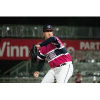 Pensacola Blue Wahoos on the mound