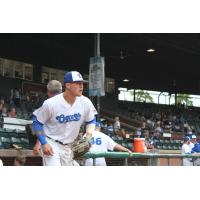 Evansville Otters leave the dugout