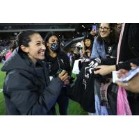 Angel City Football Club forward Christen Press