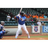 Evansville Otters at bat