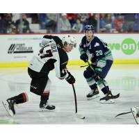 Vancouver Giants defenceman Mazden Leslie