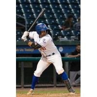 Gian Martellini of the New York Boulders at bat