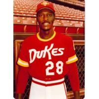 Pitcher Dave Stewart with the Albuquerque Dukes