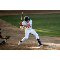 Ethan Mann at bat for the St. Cloud Rox