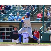 Travis Blankenhorn of the Syracuse Mets