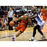 Guard Tyrrel Tate with the Fraser Valley Bandits