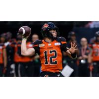 B.C. Lions quarterback Nathan Rourke