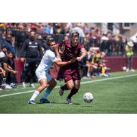 Detroit City FC fights for the ball