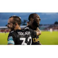 Richmond Kickers' Centre-Forward Emiliano Terzaghi