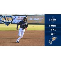 Tri-City Dust Devils' Jose Guzman in action