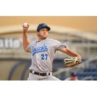 Pensacola Blue Wahoos' A.J. Ladwig in action