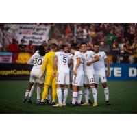 Detroit City FC players ready for action