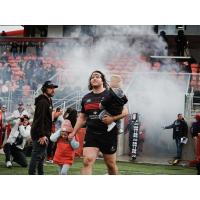 Utah Warriors enter the field