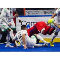 Midfielder Julio Varela with the Dallas Sidekicks