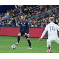 Midfielder Kyle Scott with FC Cincinnati