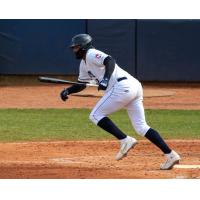 Lake County Captains' Johnathan Rodriguez in action