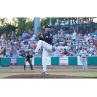 Charleston RiverDogs' Yonny Chirinos on the mound