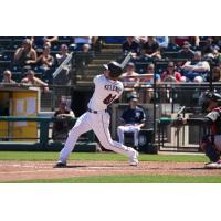 Jarred Kelenic of the Tacoma Rainiers at bat