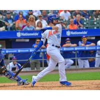 Syracuse Mets' JT Riddle at bat