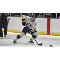 Taylor Brierley skating with Wilkes University