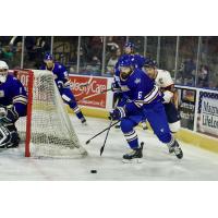 Defenseman Charlie Pelnik with the Roanoke Rail Yard Dawgs