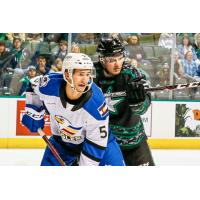 Forward Trey Bradley with the Colorado Eagles