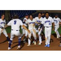 Lake County Captains celebrate a win