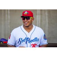 Amarillo Sod Poodles first baseman Leandro Cedeño