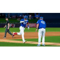 Tulsa Drillers' Leonel Valera in action