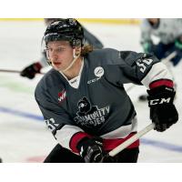 Justin Lies with the Vancouver Giants