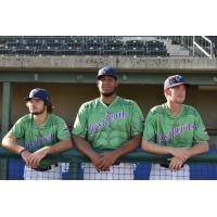 Tri-City Dust Devils in their Hulk jerseys