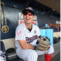 Anthony Volpe with the Somerset Patriots