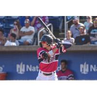 Pensacola Blue Wahoos' Griffin Conine at bat