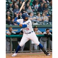 Gabriel Garcia of the New York Boulders at bat