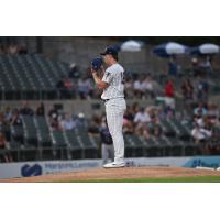 Somerset Patriots' Clayton Beeter on the mound