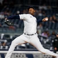 Aroldis Chapman of the New York Yankees