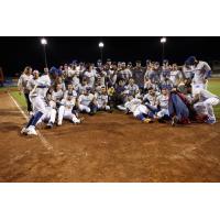 St. Lucie Mets pose after winning the Florida State League championship
