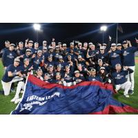 The Somerset Patriots Celebrate Win